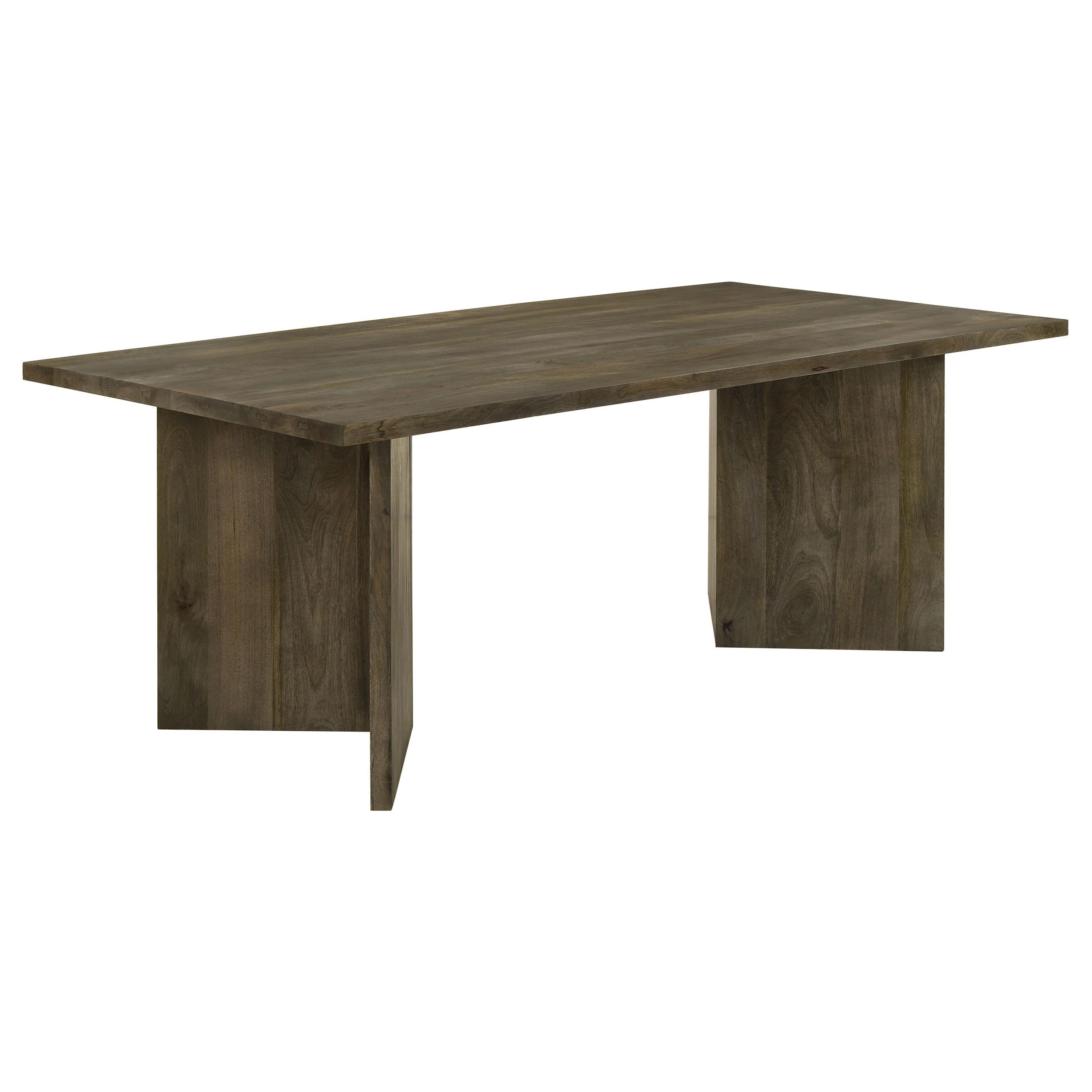 Coaster Furniture Tyler 130511 80-inch Solid Wood Dining Table - Mango Brown IMAGE 1